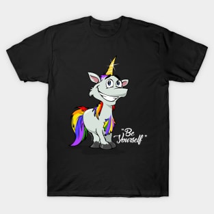 Be Yourself Unicorn #1      Dark Tees T-Shirt